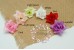 Silk artificial flower, Medium (6 cm), Pack of 5